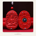 Cinnabar Zodiac Guardian Pendant — Choose Your Birth Buddha