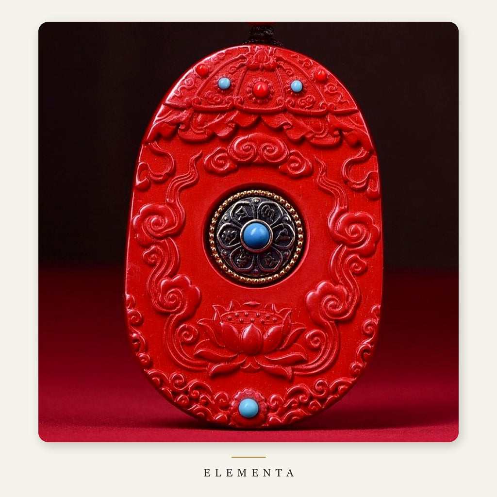 Cinnabar Zodiac Guardian Pendant — Choose Your Birth Buddha