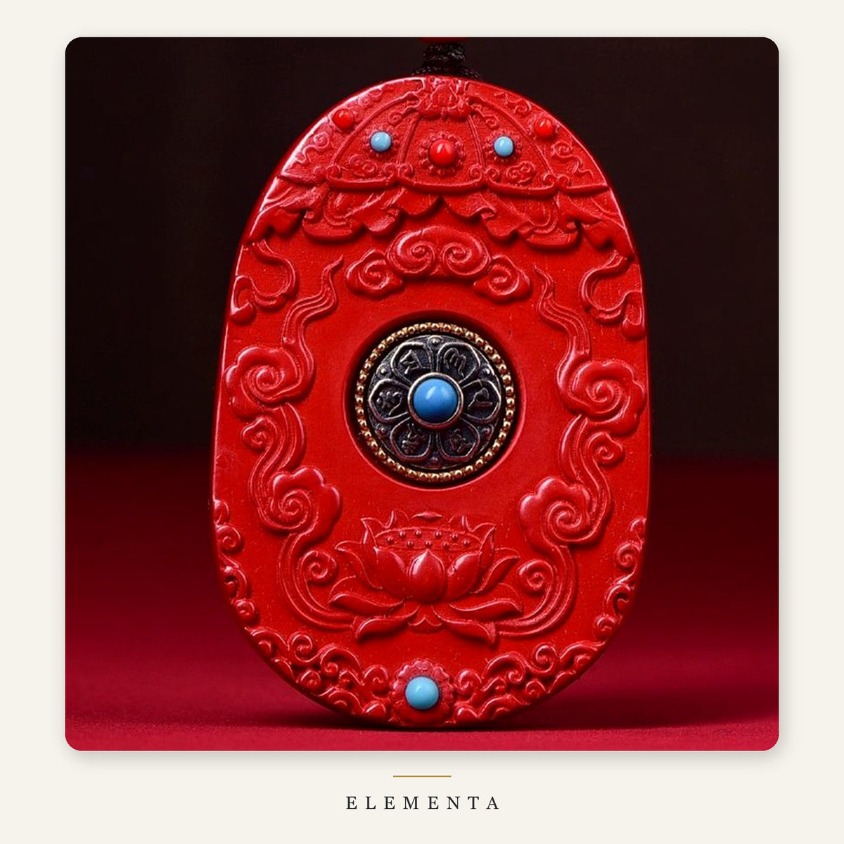 Cinnabar Zodiac Guardian Pendant — Choose Your Birth Buddha